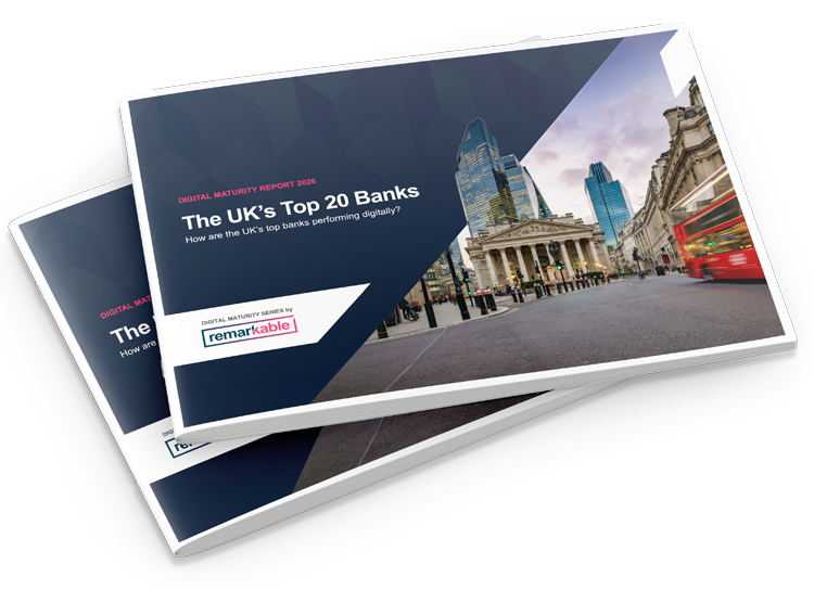 Top 20 UK Banks Digital Maturity Report cover