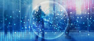 Abstract representation of digital ecosystem