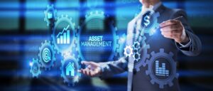 Abstract asset management digital assets representation