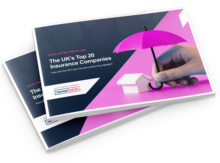 Top 20 UK Insurance Firms Digital Maturity Report cover